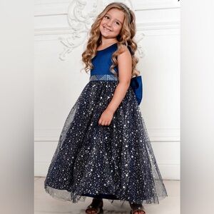 Lace Flower Girl Dress Wedding Birthday Party